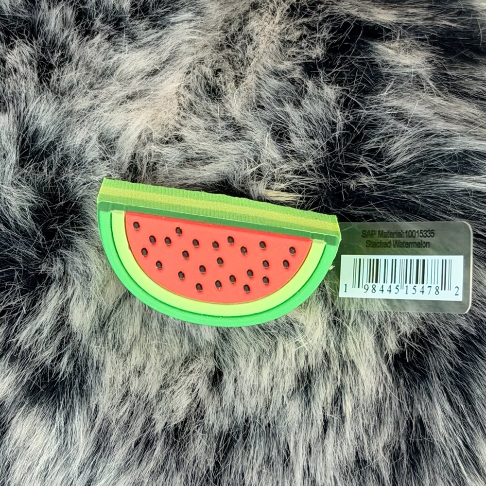 Stacked watermelon croc charm 🍉